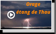 Orage étang de Thau