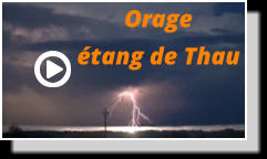 Orage étang de Thau