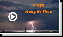 Orage étang de Thau