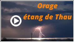 Orage étang de Thau