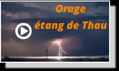 Orage étang de Thau