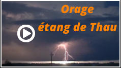 Orage étang de Thau