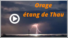 Orage étang de Thau