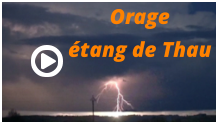 Orage étang de Thau