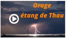 Orage étang de Thau